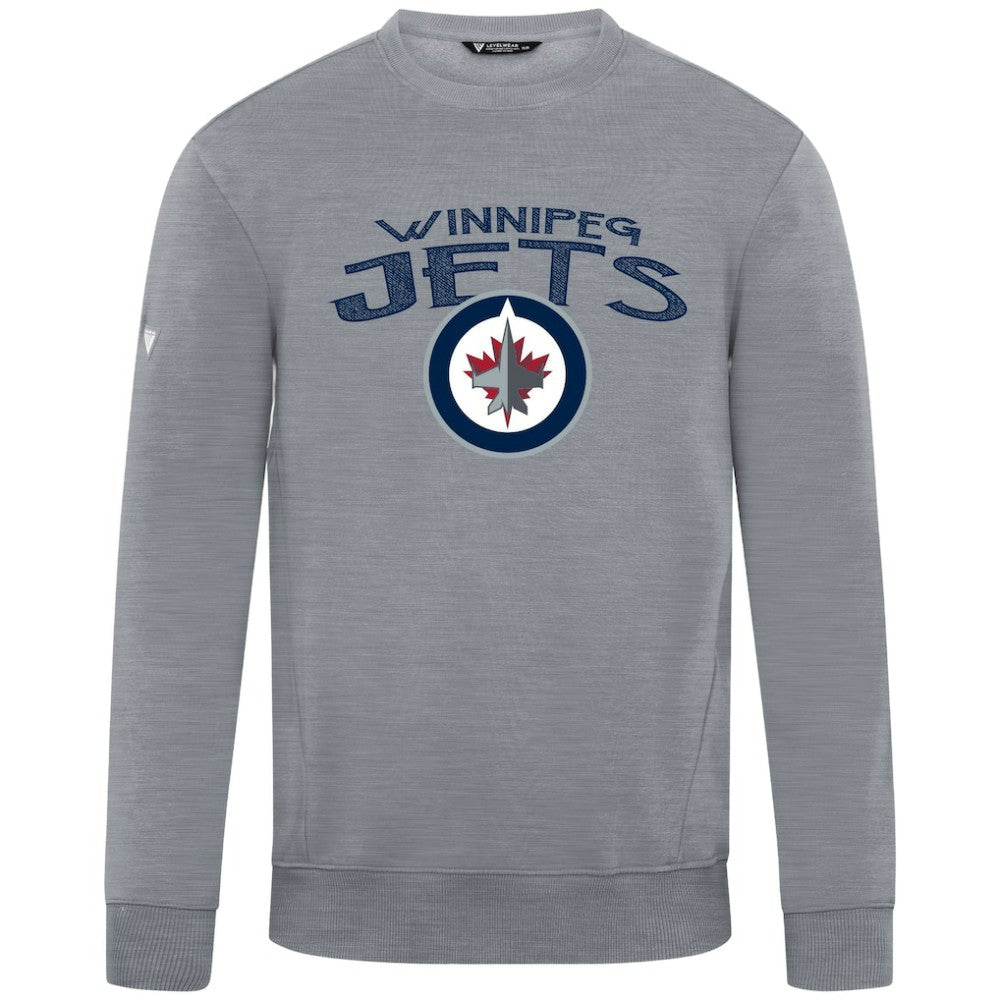 Winnipeg Jets Levelwear Zane Mission Sweatshirt Gray