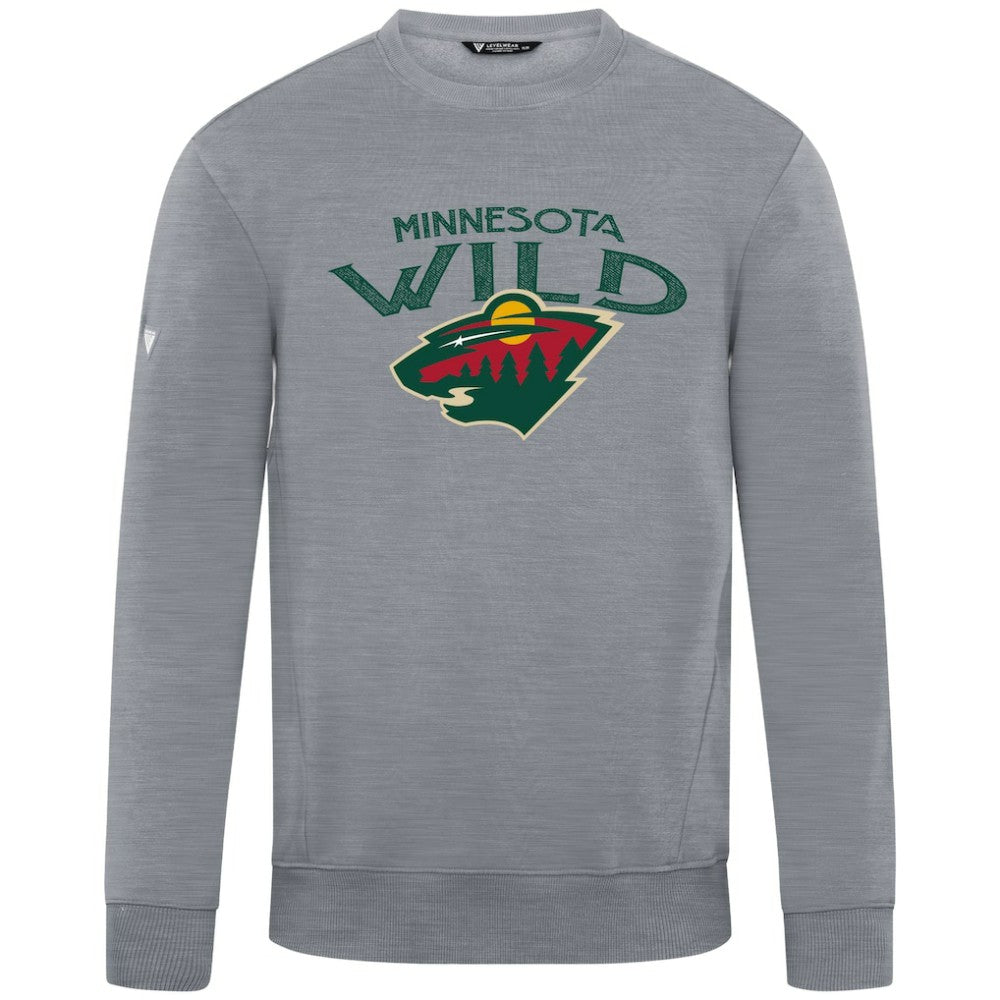 Minnesota Wild Levelwear Zane Mission Sweatshirt Gray