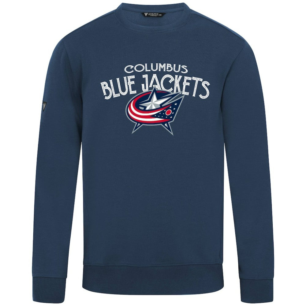 Columbus Blue Jackets Levelwear Zane Mission Sweatshirt Navy