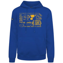 St. Louis Blues Levelwear Podium Campaign Pullover Hoodie Royal