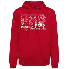 New Jersey Devils Levelwear Podium Campaign Pullover Hoodie Red