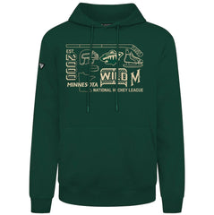 Minnesota Wild Levelwear Podium Campaign Pullover Hoodie Green