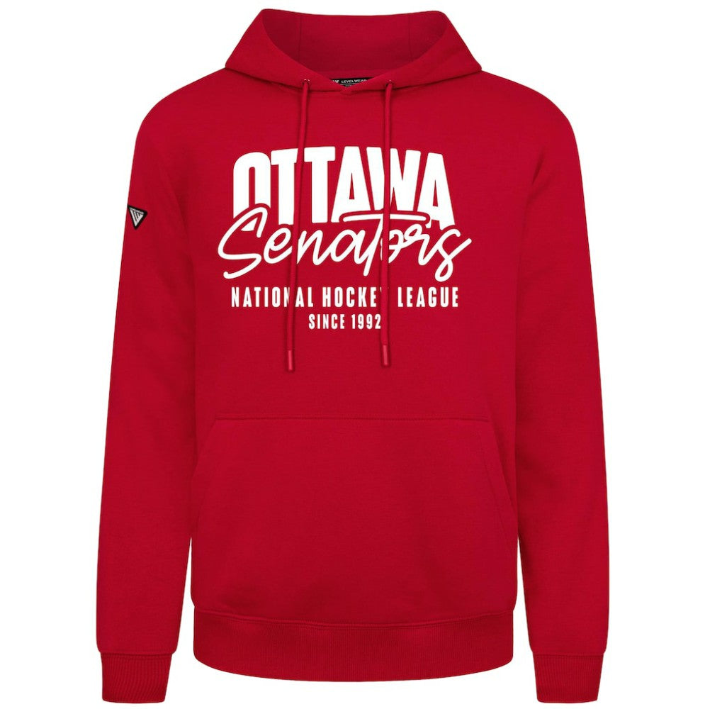 Ottawa Senators Levelwear Podium Response Pullover Hoodie Red