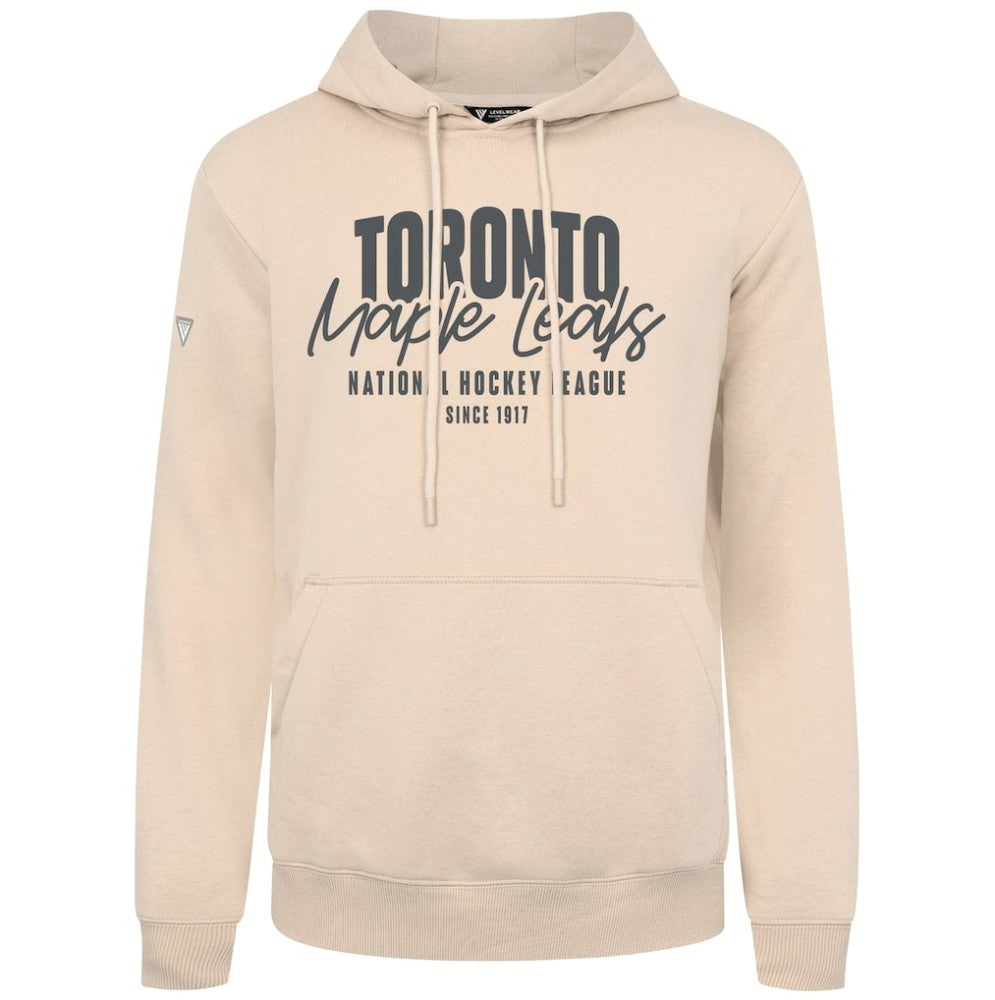 Toronto Maple Leafs Levelwear Podium Response Pullover Hoodie Khaki