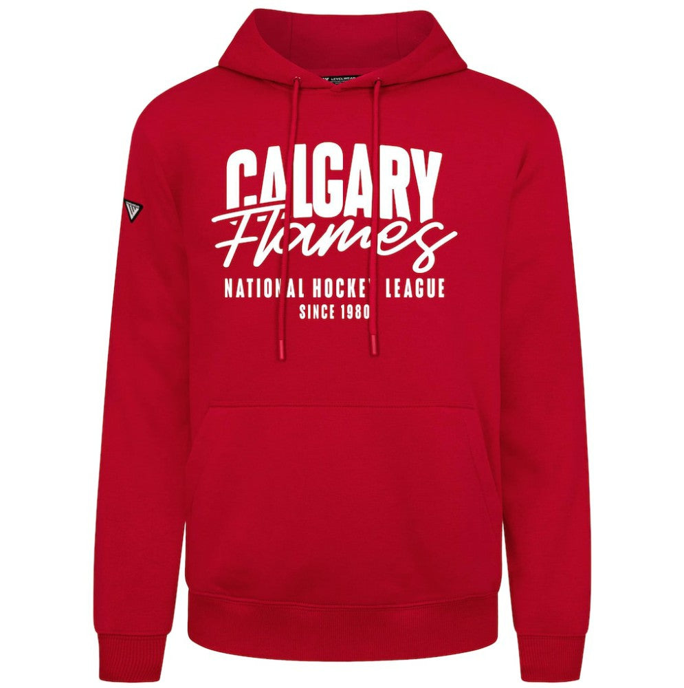 Calgary Flames Levelwear Podium Response Pullover Hoodie Red