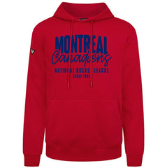 Montreal Canadiens Levelwear Podium Response Pullover Hoodie Red