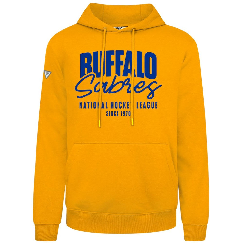 Buffalo Sabres Levelwear Podium Response Pullover Hoodie Gold