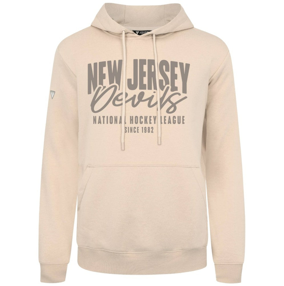 New Jersey Devils Levelwear Podium Response Pullover Hoodie Khaki