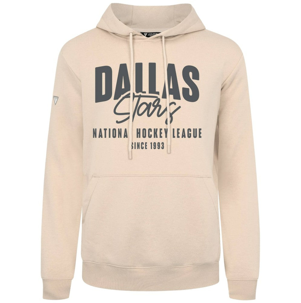 Dallas Stars Levelwear Podium Response Pullover Hoodie Khaki