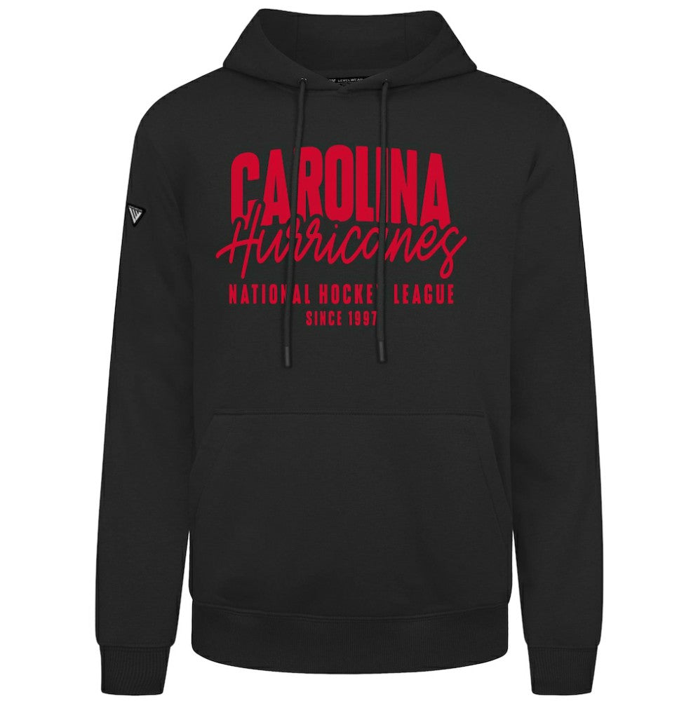 Carolina Hurricanes Levelwear Podium Response Pullover Hoodie Black