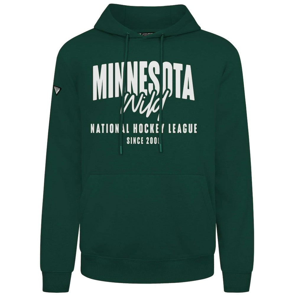 Minnesota Wild Levelwear Podium Response Pullover Hoodie Green