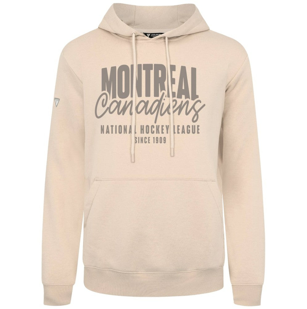 Montreal Canadiens Levelwear Podium Response Pullover Hoodie Khaki