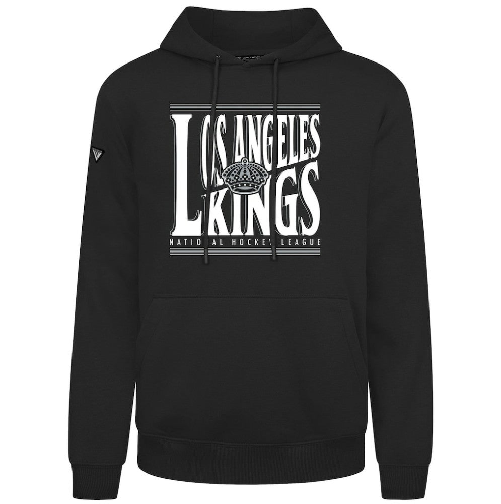 Los Angeles Kings Levelwear Podium Powerhouse Pullover Hoodie Black