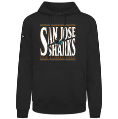 San Jose Sharks Levelwear Podium Powerhouse Pullover Hoodie Black