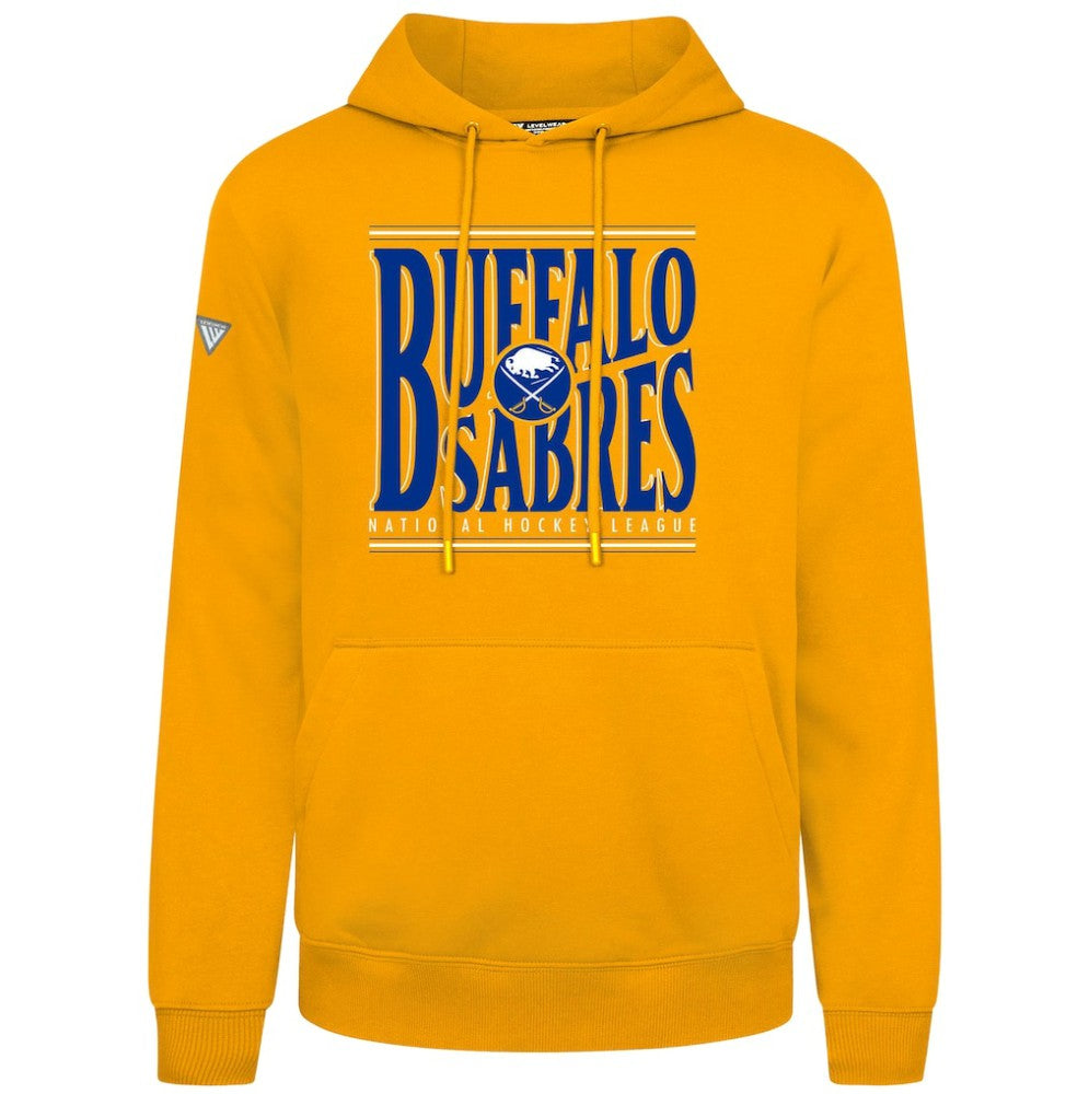 Buffalo Sabres Levelwear Podium Powerhouse Pullover Hoodie Gold