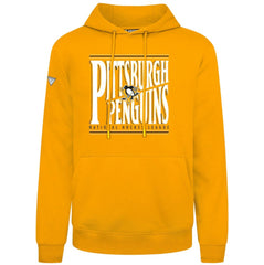 Pittsburgh Penguins Levelwear Podium Powerhouse Pullover Hoodie Gold