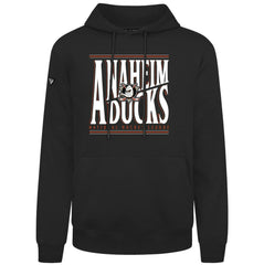 Anaheim Ducks Levelwear Podium Powerhouse Pullover Hoodie Black