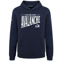 Colorado Avalanche Levelwear Youth Jr Podium Tally Pullover Hoodie Navy