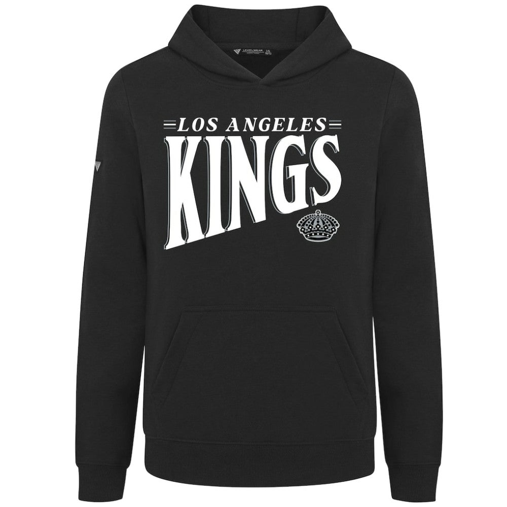 Los Angeles Kings Levelwear Youth Jr Podium Tally Pullover Hoodie Black