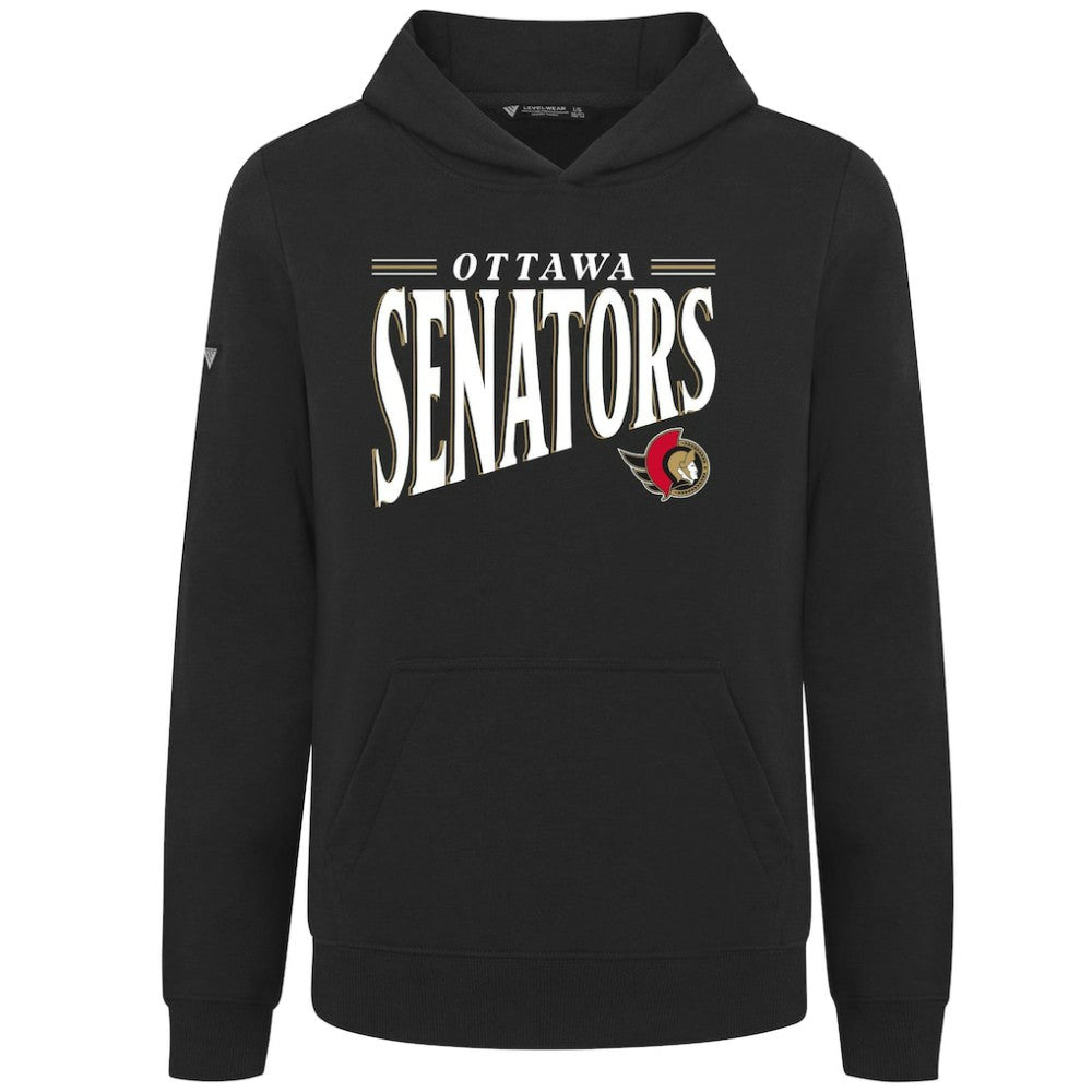 Ottawa Senators Levelwear Youth Jr Podium Tally Pullover Hoodie Black