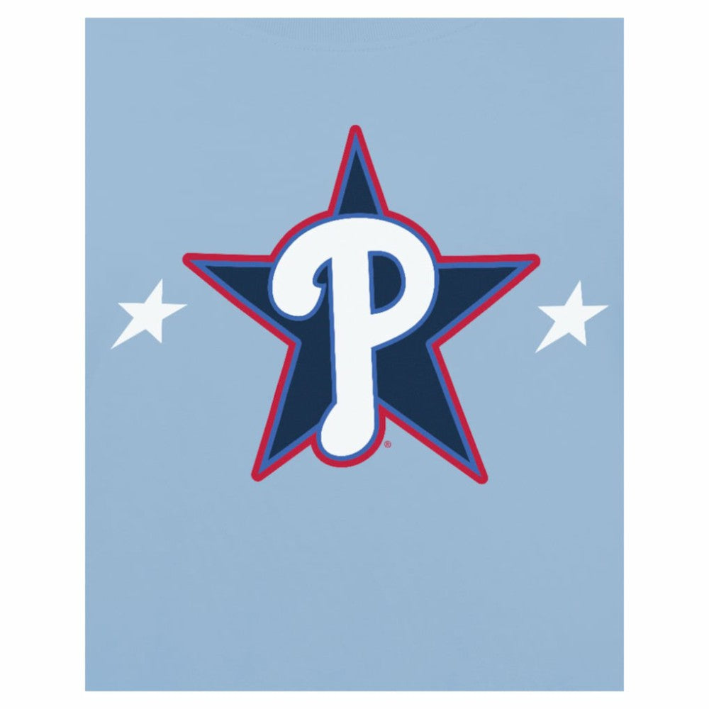 Philadelphia Phillies 2025 MLB All-Star Game Workout T-Shirt Light Blue | New Era