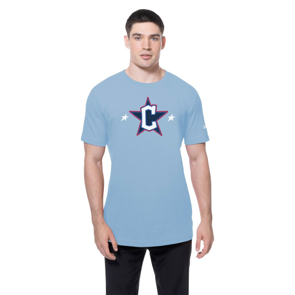 Cleveland Guardians 2025 MLB All-Star Game Workout T-Shirt Light Blue | New Era