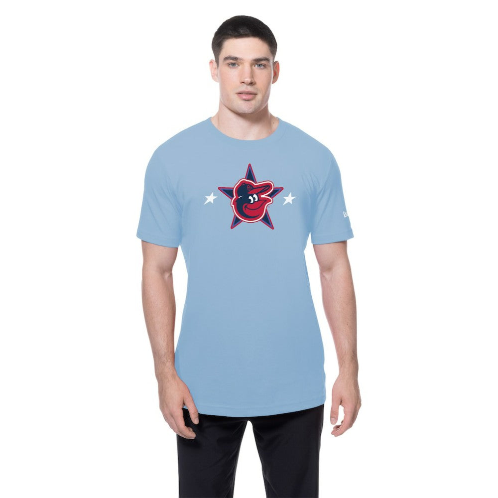 Baltimore Orioles 2025 MLB All-Star Game Workout T-Shirt Light Blue | New Era