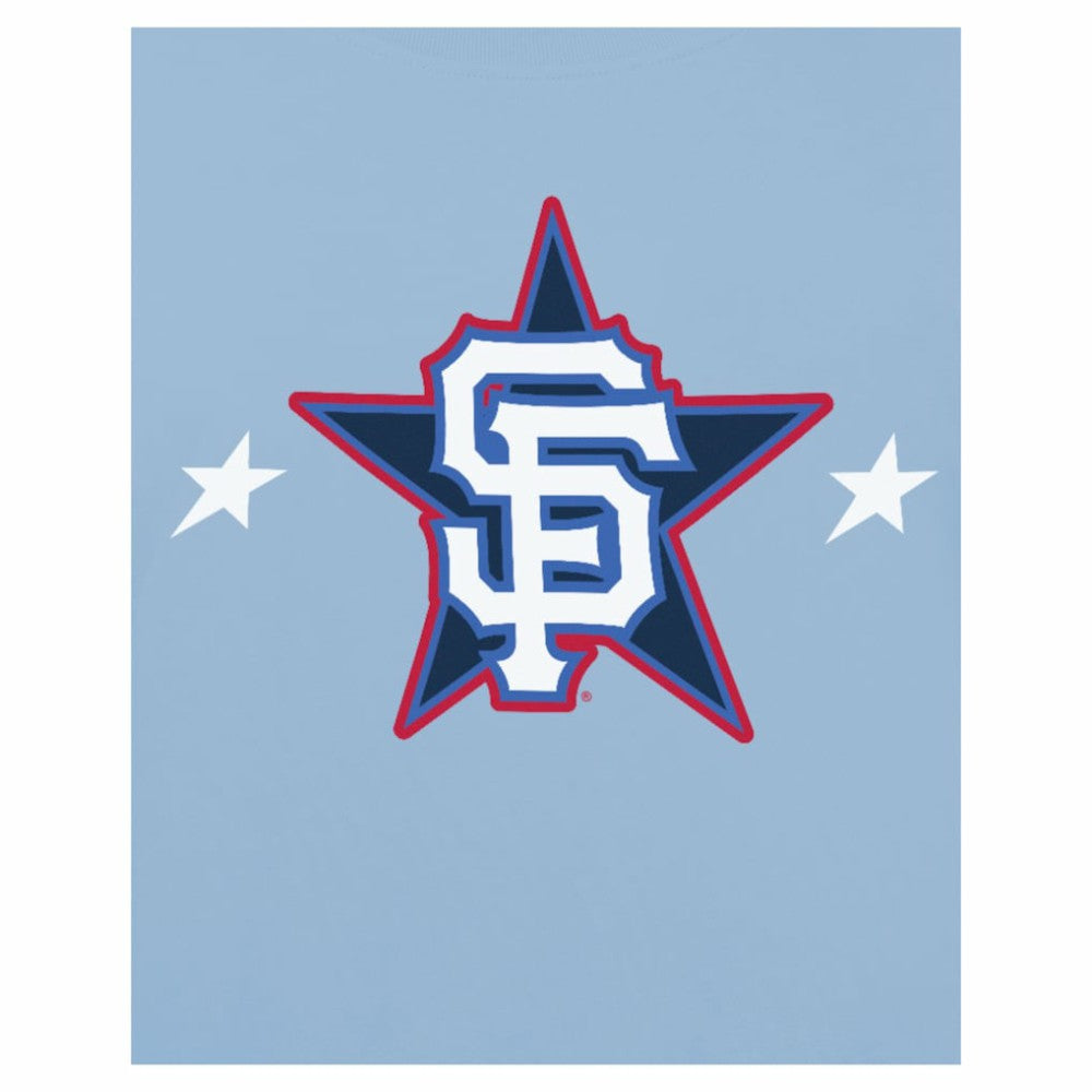 San Francisco Giants 2025 MLB All-Star Game Workout T-Shirt Light Blue | New Era