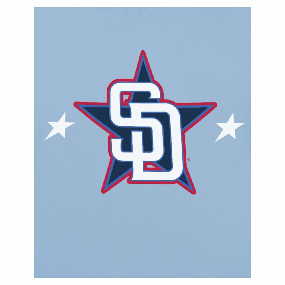 San Diego Padres 2025 MLB All-Star Game Workout T-Shirt Light Blue | New Era
