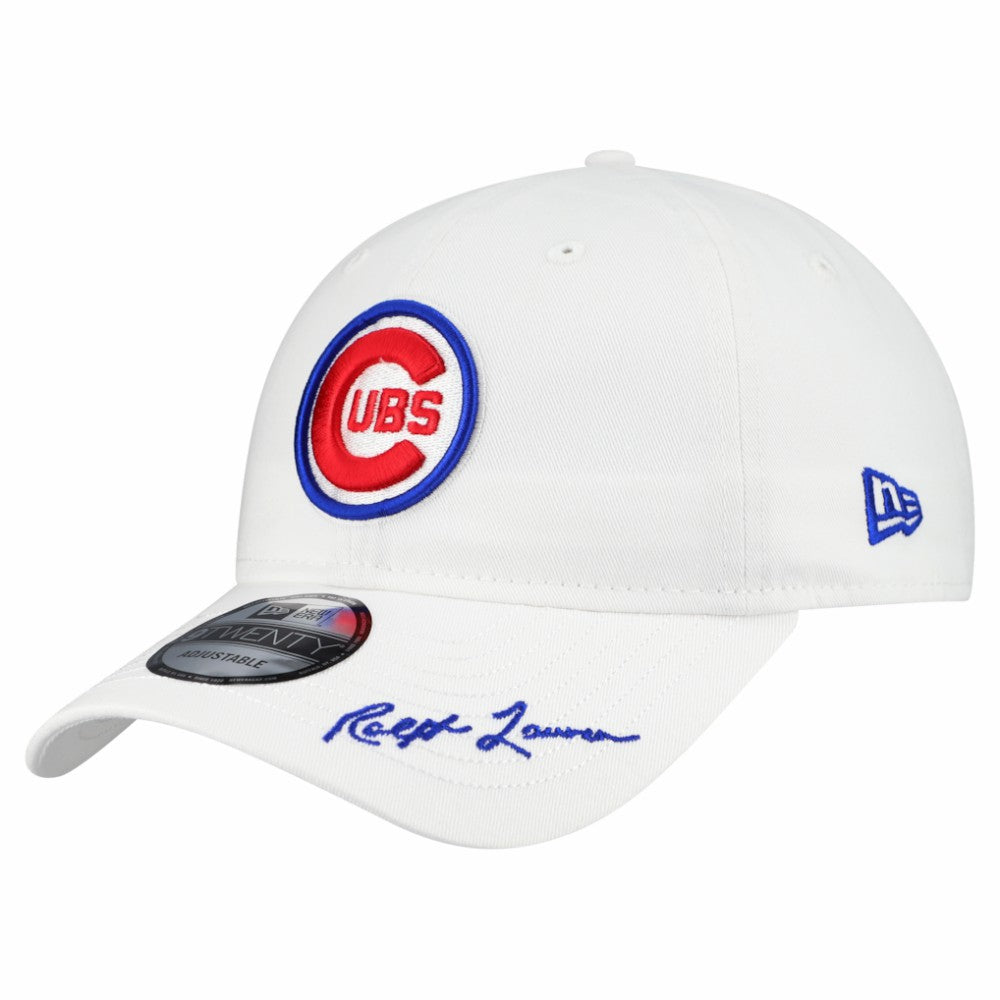 Chicago Cubs Ralph Lauren x MLB 9TWENTY Adjustable Hat White | New Era