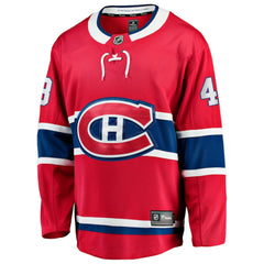Lane Hutson Montreal Canadiens Fanatics Home Breakaway Jersey Red