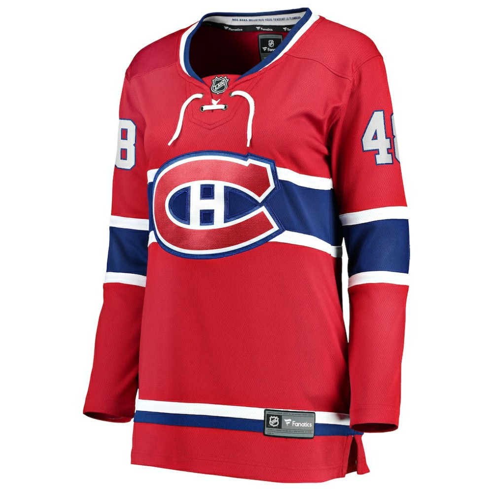 Lane Hutson Montreal Canadiens Fanatics Women's Home Breakaway Player Jersey Red