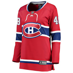 Lane Hutson Montreal Canadiens Fanatics Women's Home Breakaway Player Jersey Red