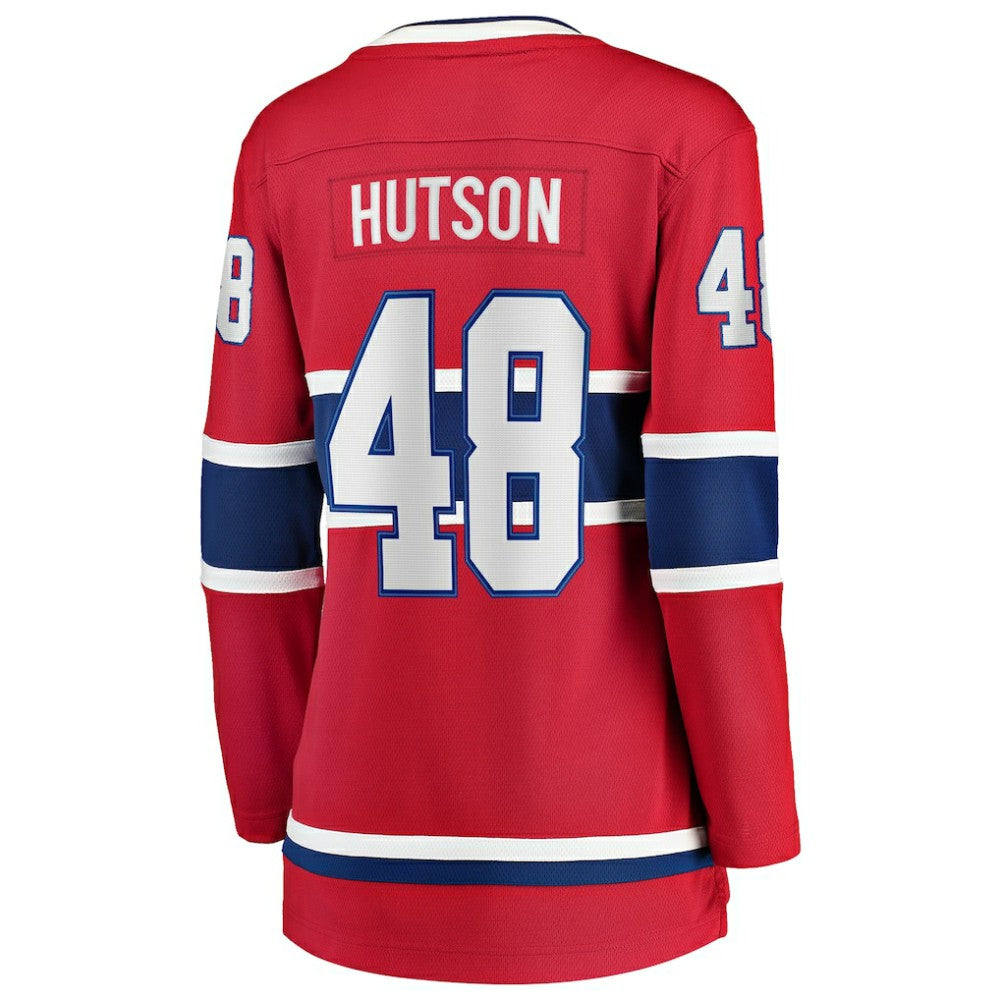 Lane Hutson Montreal Canadiens Fanatics Women's Home Breakaway Player Jersey Red