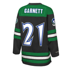 Kevin Garnett Minnesota Timberwolves Youth Maxxed Out 2.0 Fashion Hockey Jersey - Black