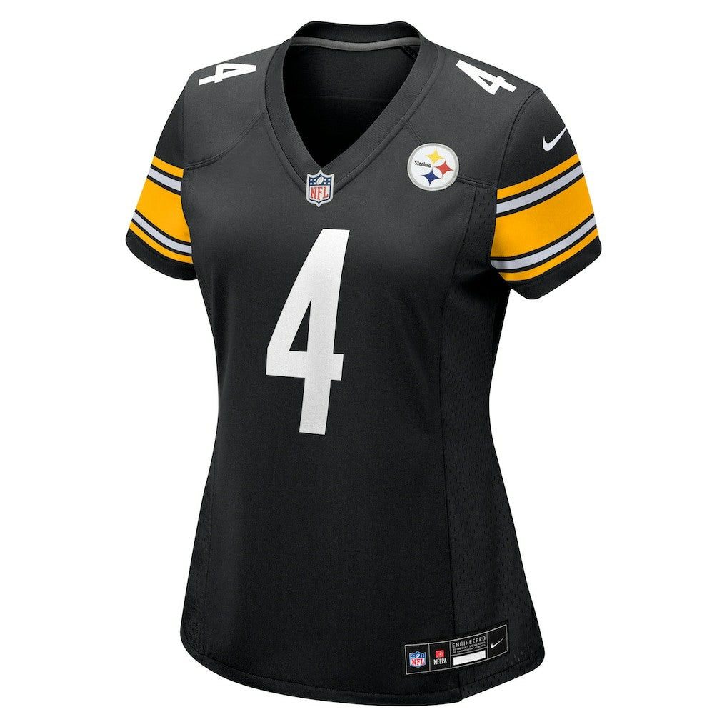 DK Metcalf Pittsburgh Steelers Women's Team Game Jersey - Black
