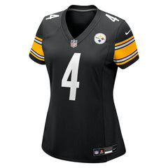 DK Metcalf Pittsburgh Steelers Women's Team Game Jersey - Black