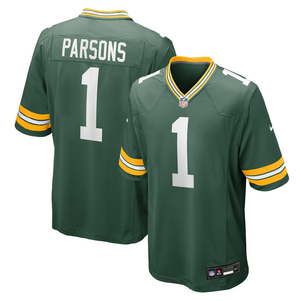 Micah Parsons Green Bay Packers Game Player Jersey - Green