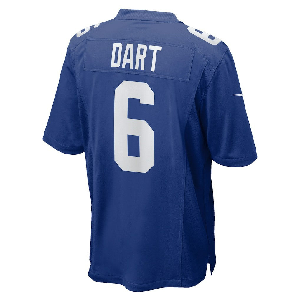 Jaxson Dart New York Giants 2025 NFL Draft First Round Pick Game Jersey - Royal