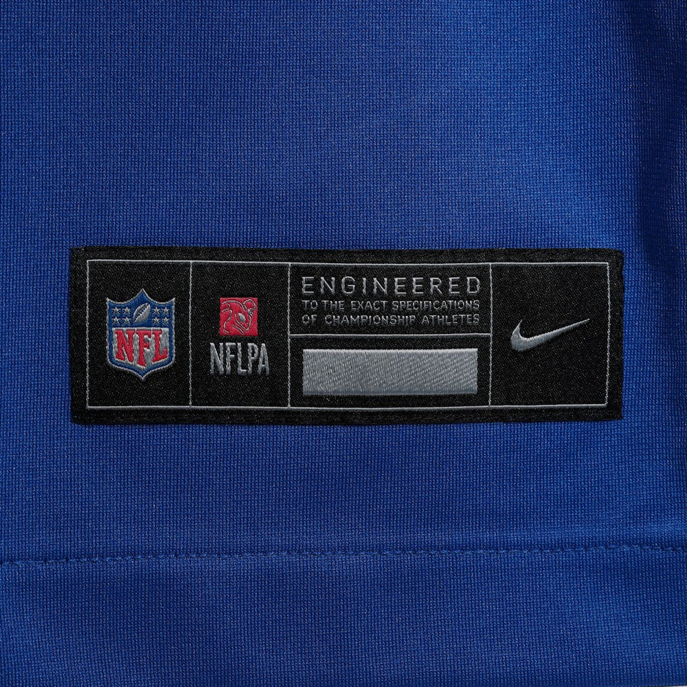 Jaxson Dart New York Giants 2025 NFL Draft First Round Pick Game Jersey - Royal