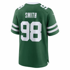 Mazi Smith New York Jets Team Game Jersey - Legacy Green