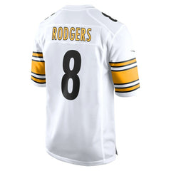 Aaron Rodgers Pittsburgh Steelers Game Jersey - White