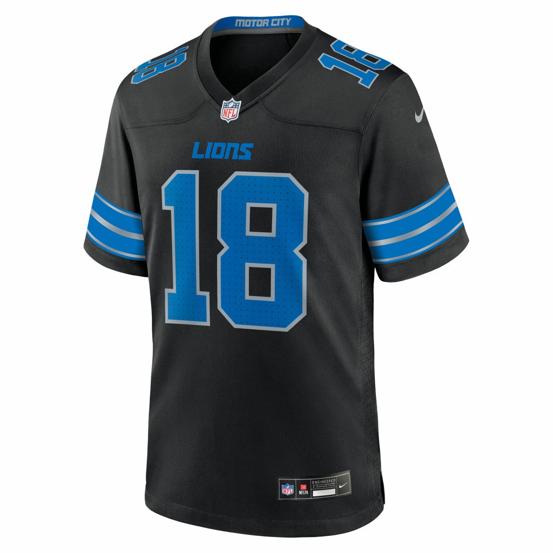 Isaac TeSlaa Detroit Lions Alternate Game Player Jersey - Black