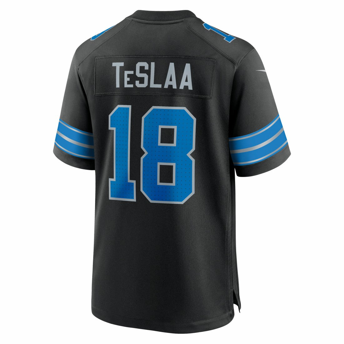 Isaac TeSlaa Detroit Lions Alternate Game Player Jersey - Black