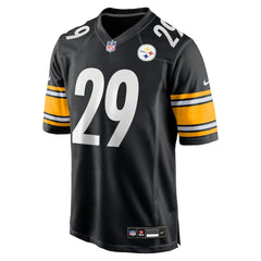 Kyle Dugger Pittsburgh Steelers Team Game Jersey - Black