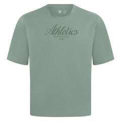 Athletics Levelwear Ethereal Oversized Luxe Signature Knit T-Shirt Green