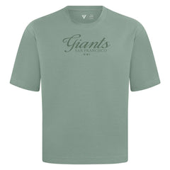 San Francisco Giants Levelwear Ethereal Oversized Luxe Signature Knit T-Shirt Green