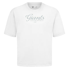 San Francisco Giants Levelwear Ethereal Oversized Luxe Signature Knit T-Shirt White