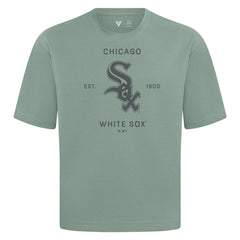 Chicago White Sox Levelwear Crossway Oversized Luxe Signature Knit T-Shirt Green