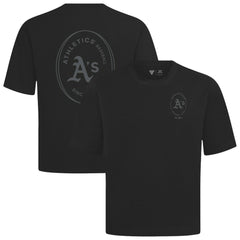 Athletics Levelwear Signet Oversized Luxe Signature Knit T-Shirt Black